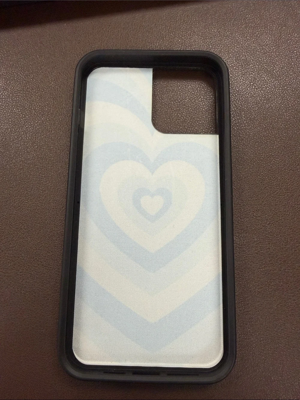 Wildflower Blue Heart Pattern Phone Case